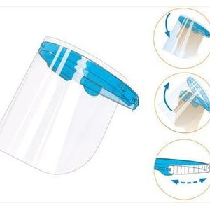 Euro-Label Gezichtprotectieschild - Compleet masker + 3 extra schilden