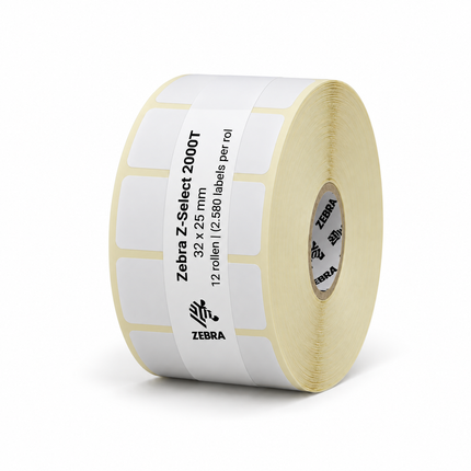 Zebra Z-Select 2000T | 32x25 mm | 12 Rollen (2.580 labels per rol)