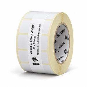 Zebra Z-Select 2000T | 38x25 mm | 10 Rollen (5.180 labels per rol)
