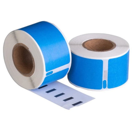 Dymo 99012 Blauw compatible labels, 89 mm x 36 mm, 260 etiketten, permanent